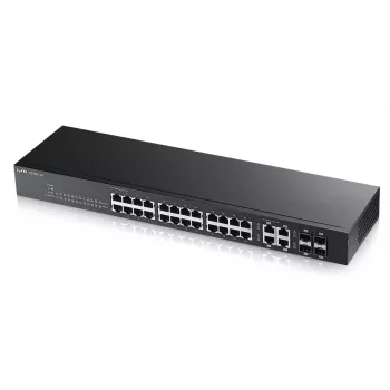 ZyXEL GS1920-24 24 portu Gigabit viedais pārvaldītais slēdzis ar 4 SFP, NebulaFlex mākoņpārvaldību