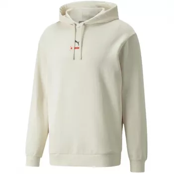 Puma vīriešu Better Hoodie TR Pebble Beige pulovers ar savelkamu kapuci un ķengura kabatu