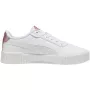 PUMA Carina 2.0 GirlPower Sieviešu kedas - Baltas/Melnas/Rozā - EU 37