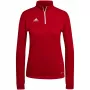 adidas Entrada 22 Top Training sieviešu sporta krekls sarkanā L