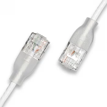WANTEC eGlow UTP CAT6a savienojuma kabelis, 0,5 m, balts