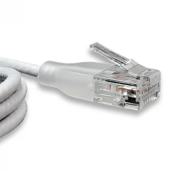 WANTEC eGlow UTP CAT6a savienojuma kabelis, 0,5 m, balts