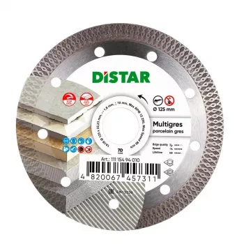 DISTAR MULTIGRES dimanta disks 125 x 1.4 x 10 x 22.23 mm