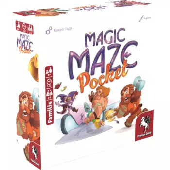 PEGASUS Magic Maze Pocket kooperatīvā reāllaika labirinta spēle, 1-4 spēlētājiem, vecums 8+, 15 minūtes