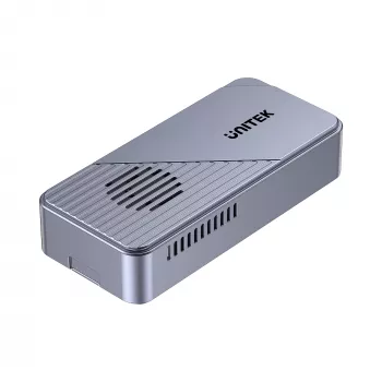 UNITEK USB4 M.2 NVMe SSD korpuss ar aktīvo dzesēšanu, 80Gbps, bez instrumentiem, alumīnija, USB-C