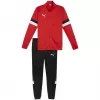 PUMA vīriešu Team Rise pilna rāvējslēdzēja treniņtērps sarkans/melns 2XL