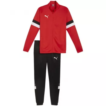 PUMA vīriešu Team Rise pilna rāvējslēdzēja treniņtērps sarkans/melns 2XL