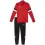 PUMA vīriešu Team Rise pilna rāvējslēdzēja treniņtērps sarkans/melns 2XL