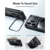 ESR Classic Hybrid Kickstand MagSafe maciņš iPhone 17 Pro / 18 Pro caurspīdīgs/melns