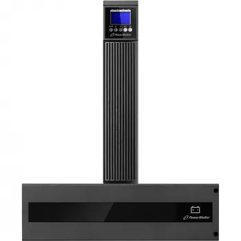 PowerWalker VFI 6000 RTG PF1 6000 VA Online Double-Conversion UPS - Rackmount/Tower, 2x IEC C19 Outlets, Pure Sine Wave