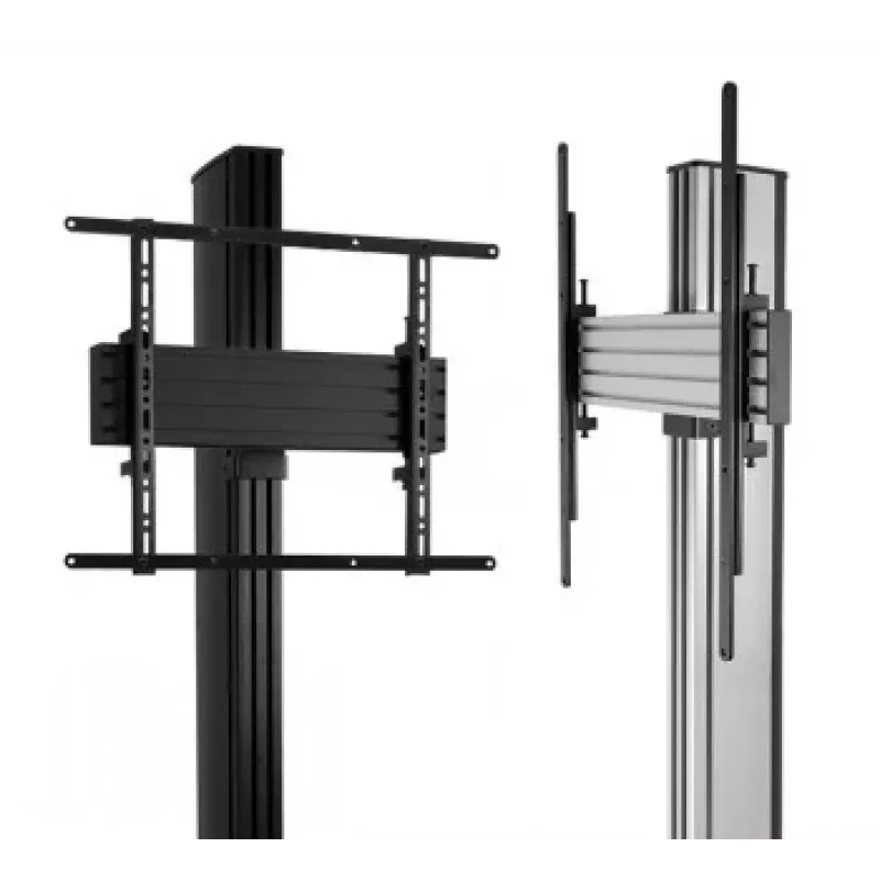 B-TECH AV SYSTEM X - Universāls grīdas statīvs plakanajiem ekrāniem (VESA 600 x 400) - 1,8 m