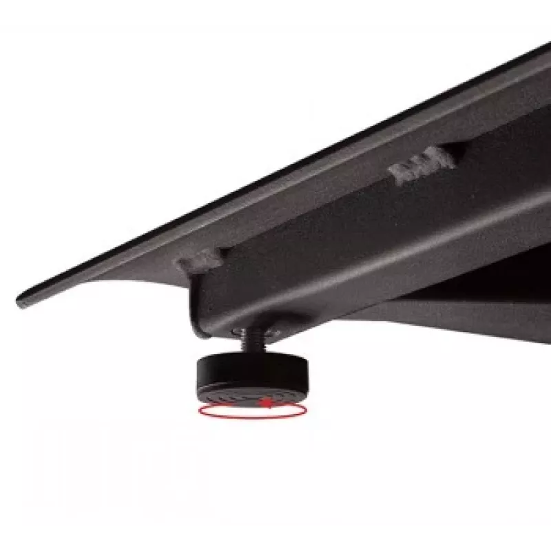 B-TECH AV SYSTEM X - Universāls grīdas statīvs plakanajiem ekrāniem (VESA 600 x 400) - 1,8 m