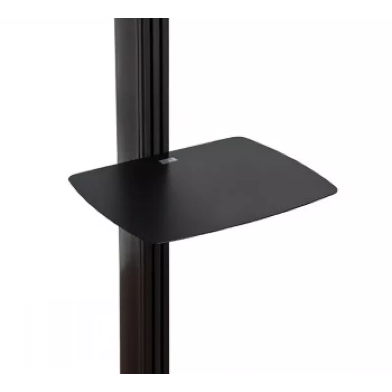 B-TECH AV SYSTEM X - Universāls divu ekrānu grīdas statīvs plakanajiem ekrāniem (VESA 600 x 400) - 2,4 m, melns