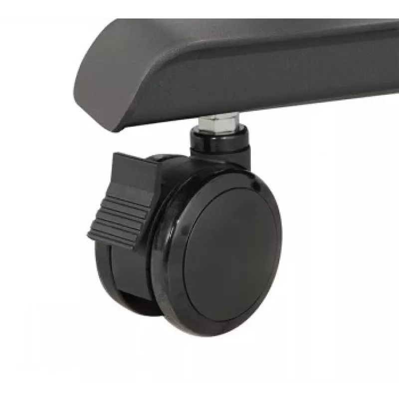 B-TECH AV SYSTEM X - Universāli zemie ratiņi plakanajiem ekrāniem (VESA 600 x 400) - 0,75 m Ø50 mm stabi