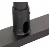 B-TECH AV SYSTEM X - Universāli zemie ratiņi plakanajiem ekrāniem (VESA 600 x 400) - 0,75 m Ø50 mm stabi