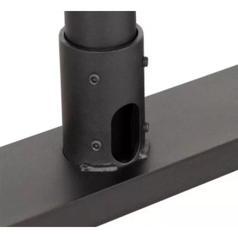 B-TECH AV SYSTEM X - Universāli zemie ratiņi plakanajiem ekrāniem (VESA 600 x 400) - 0,75 m Ø50 mm stabi
