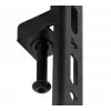 B-TECH AV SYSTEM X - Universāli zemie ratiņi plakanajiem ekrāniem (VESA 600 x 400) - 0,75 m Ø50 mm stabi