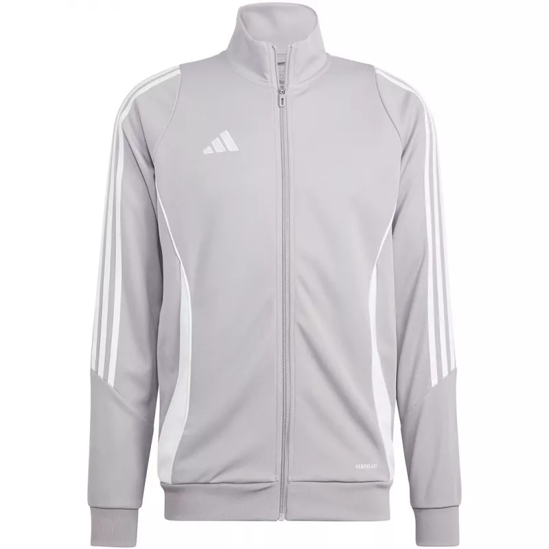 adidas Tiro 24 Treniņtops Medium Grey Heather/Black XL Vīriešu sporta krekliņš