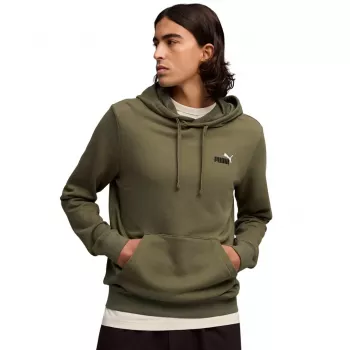 Puma ESS 2 Color Small No.1 Logo kapuce olīvzaļa vīriešu L izmērs