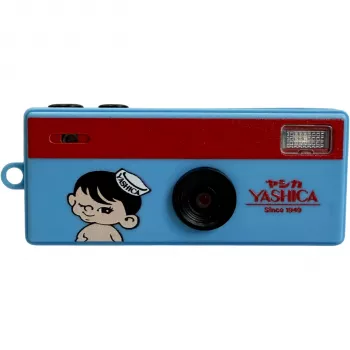 Yashica Funtastic Boy Adventure 35mm vienreizējā kamera ar zibspuldzi – 27 kadri, ISO 400, daudzkrāsaina