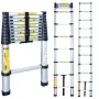Teleskopiskas kāpnes BL-T380 380 cm, 13 pakāpieni, alumīnijs, EN131, 150 kg