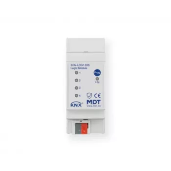 MDT KNX loģikas modulis 2TE REG Secure, 200 loģikas bloki, DIN sliede, KNX Secure