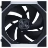 Lian Li UNI FAN SL FLEX Wireless ARGB 120 mm PWM korpusa ventilators - 3 iepakojumā, melns, reversā lāpstiņa
