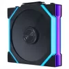 Lian Li UNI FAN SL FLEX Wireless ARGB 120 mm PWM korpusa ventilators - 3 iepakojumā, melns, reversā lāpstiņa