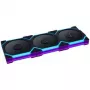 Lian Li UNI FAN SL FLEX Wireless ARGB 120 mm PWM korpusa ventilators - 3 iepakojumā, melns, reversā lāpstiņa