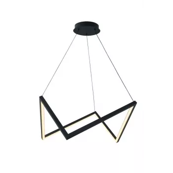 Piekaramā lampa 40W LED 2400LM matēti melna