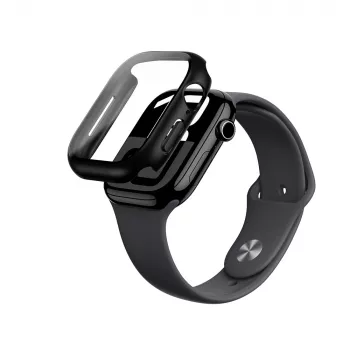 AMAZINGTHING Radix Glass korpuss ar rūdītu stiklu Apple Watch 46mm, melns
