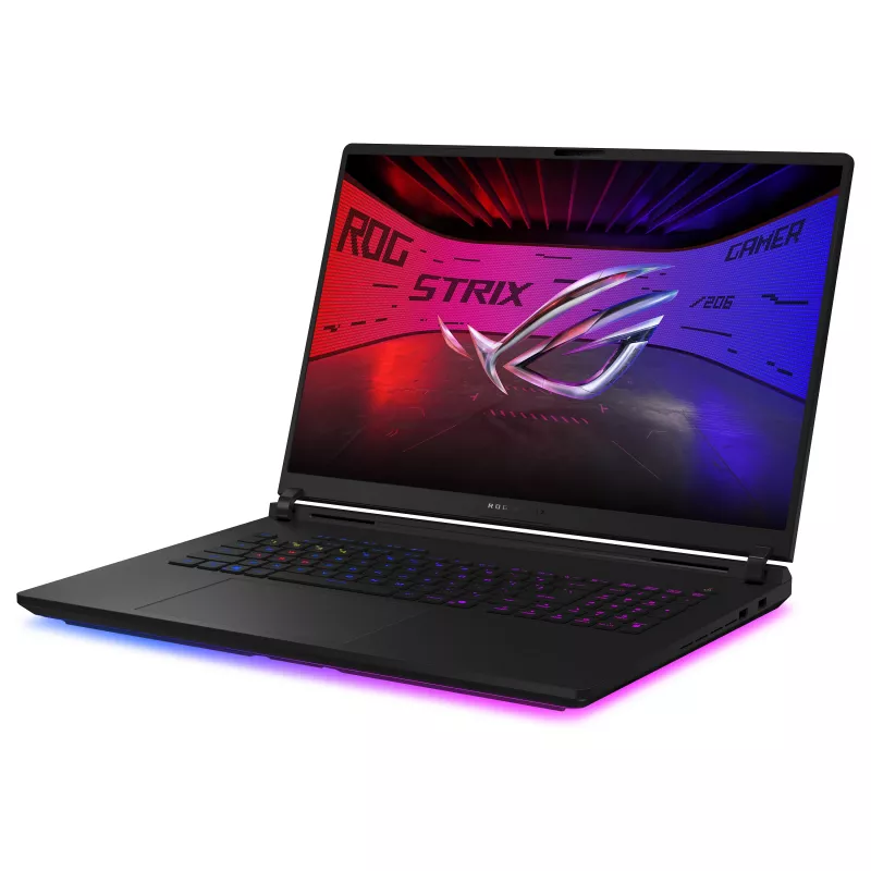 ASUS ROG Strix Scar 18 G835LXG-TQ328W spēļu klēpjdators, 18 inch QHD+ 240Hz, Intel Core i9, RTX 5090, 128GB RAM, 8TB SSD, Win11 Home, vācu tastatūra