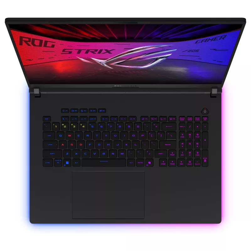 ASUS ROG Strix Scar 18 G835LXG-TQ328W spēļu klēpjdators, 18 inch QHD+ 240Hz, Intel Core i9, RTX 5090, 128GB RAM, 8TB SSD, Win11 Home, vācu tastatūra