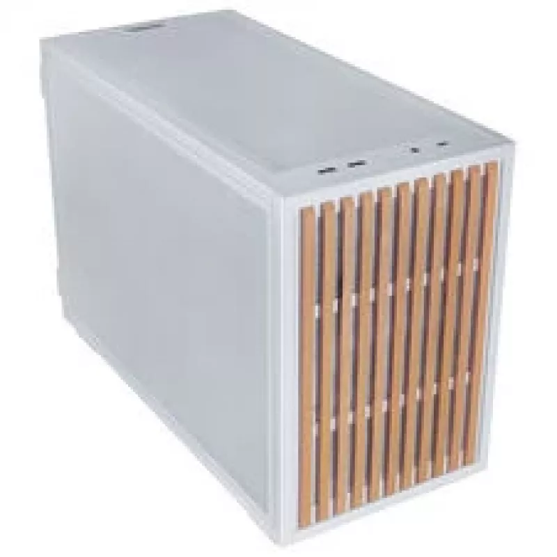 Lian Li DAN Cases B4 Wood Edition Micro-ATX korpuss - dižskābardis, balts
