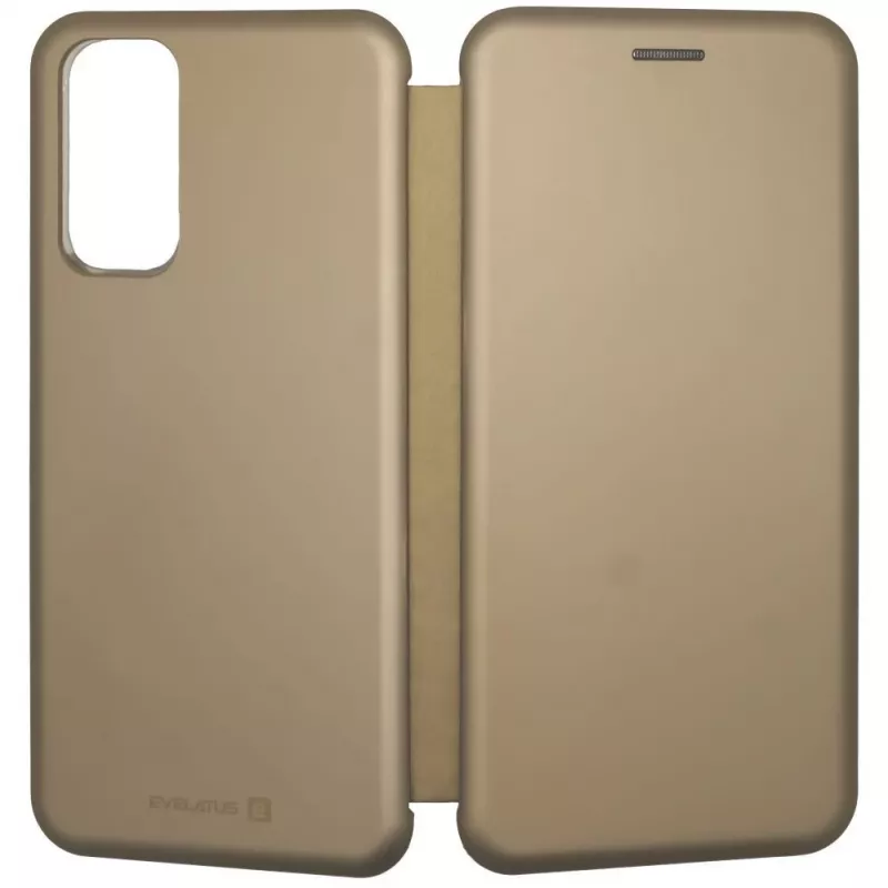 Evelatus Xiaomi Redmi Note 10S / Poco M5s grāmatas vāciņš zelts