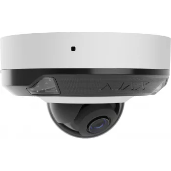 Ajax DomeCam Mini 5MP IP kupola kamera, 2,8 mm objektīvs, balta