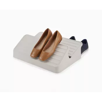 Joseph Joseph Shoe-In lielais vietu taupošais ecru apavu plaukts