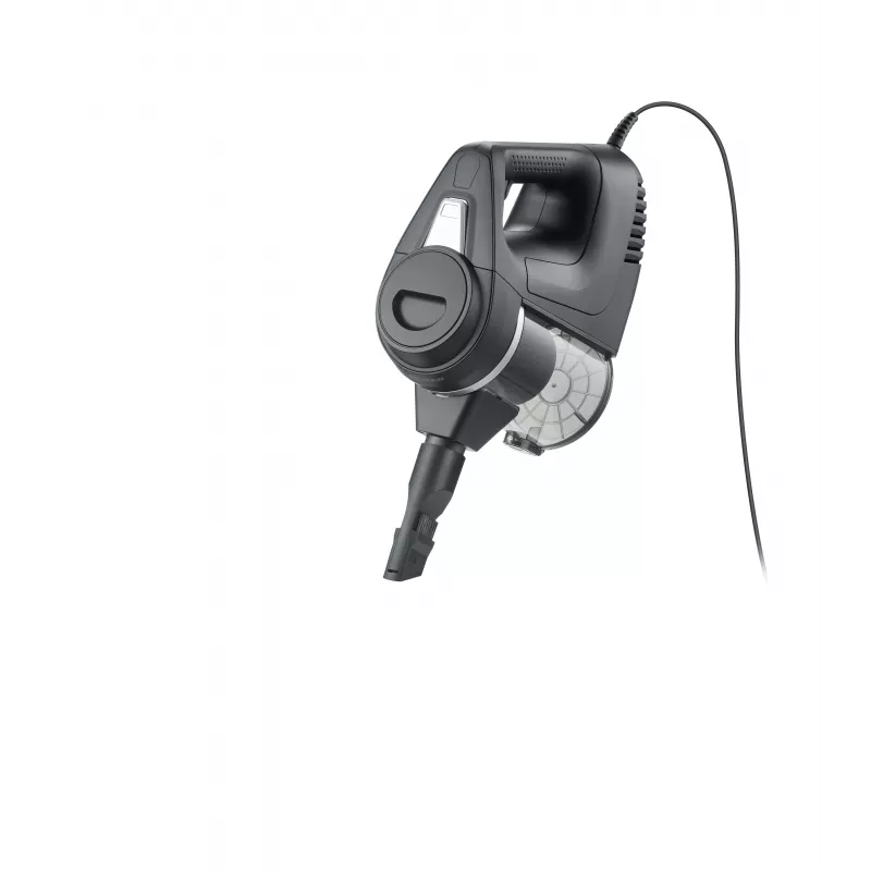 Severin CY 007080 Bezputu cilindra putekļsūcējs ar HEPA 13 filtru, Multi-Cyclone tehnoloģiju, 750 W, melns/sarkans