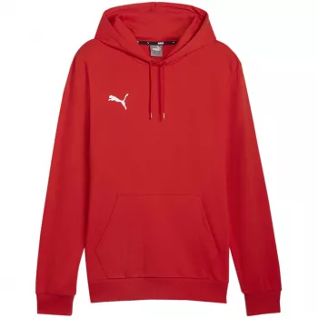 PUMA Team Goal Casuals Hoody sarkans 658618 01 Vīriešu flīsa džemperis