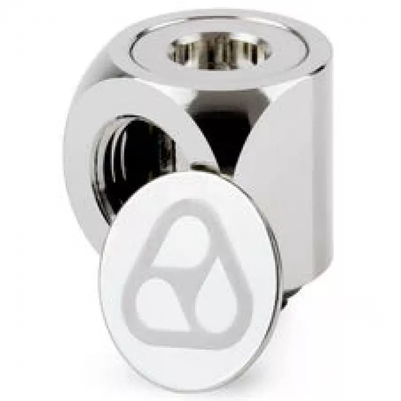 Thermal Grizzly DeltaMate Rotary 90° Adapter G1/4 collu - Spīdīgs niķelis