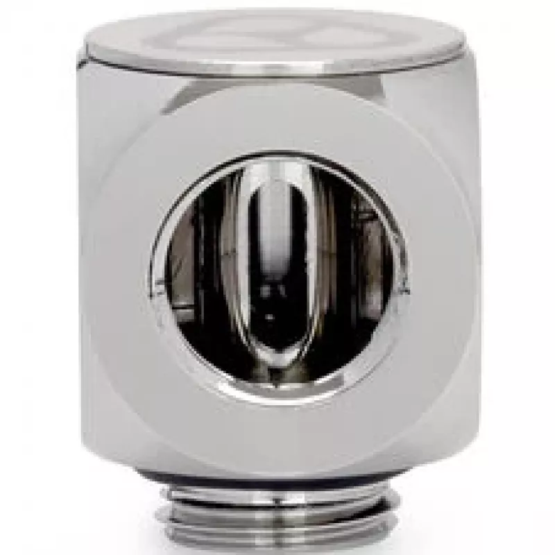 Thermal Grizzly DeltaMate Rotary 90° Adapter G1/4 collu - Spīdīgs niķelis