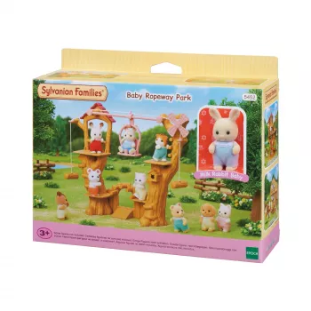 Sylvanian Families Baby Ropeway rotaļu komplekts ar mazuļa pērtiķa figūriņu