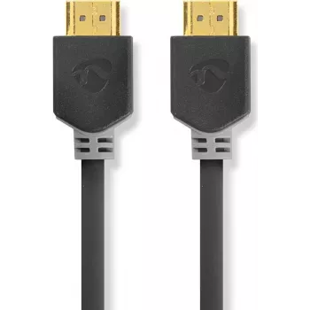 Nedis High Speed HDMI kabelis ar Ethernet 5,00 m Antracīts 4K@60Hz ARC 18 Gbps