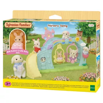 EPOCH Sylvanian Families Adventure Kindergarten Šūpoles ar figūriņu