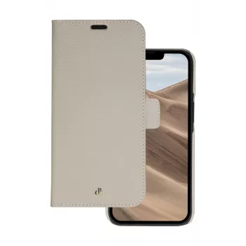dbramante1928 New York 2-in-1 maciņš ar maku iPhone 14 Pro, īstā āda, Sand Dune
