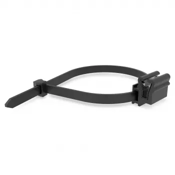 K2 Cable Manager PA66W 2002870 Kabeļu saite ar montāžas klipsi