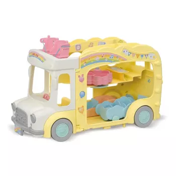 Sylvanian Families piedzīvojumu bērnudārza autobuss Varavīksne