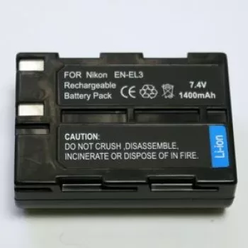 EXTRA DIGITAL EN-EL3e litija jonu akumulators Nikon D50 D70 D80 D90 D100 D200 D300 D300s D700