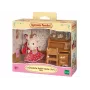 Sylvanian Families Chocolate Rabbit Sister Desk Set