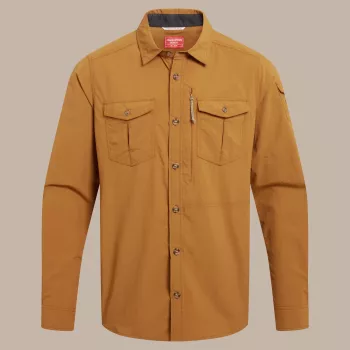 Craghoppers NosiLife Adventure LS Shirt III - Deep Henna, izmērs L